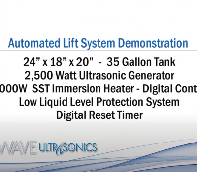 automated lift system demonstration