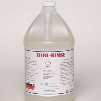 Jug of Blue Wave DIRL-RINSE detergent