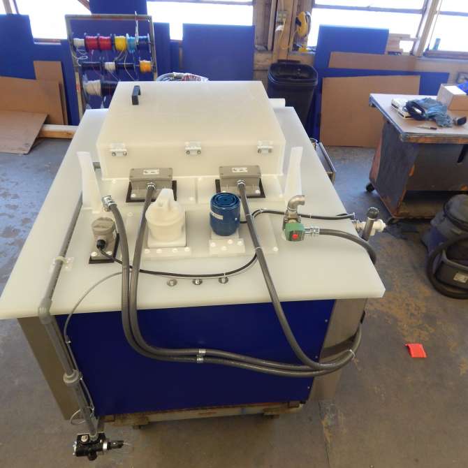 Aerospace ultrasonic cleaning system