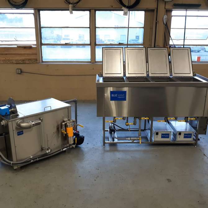 Bluewave ultrasonic cleaning system