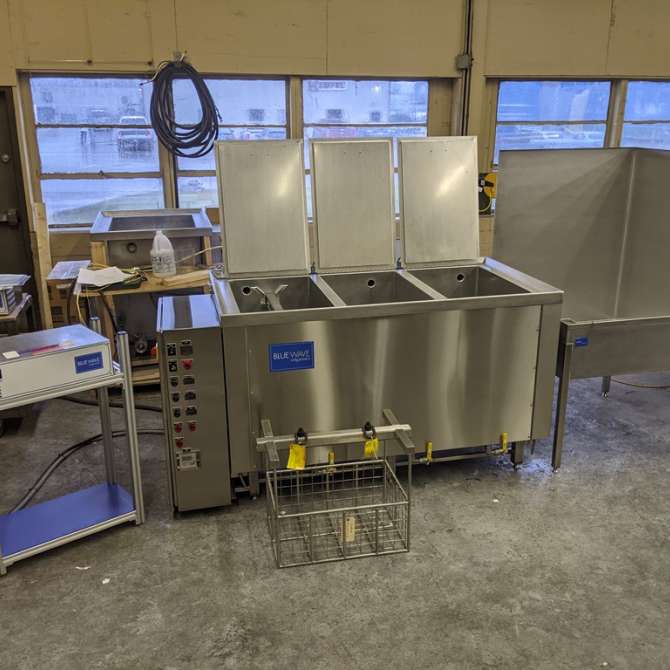 Bluewave cleaning equipment.