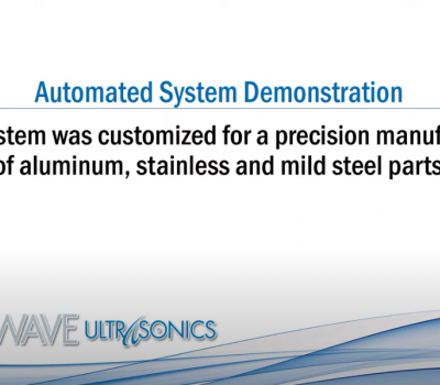 This system was customized for a precision manufacturer of aluminum, stainless and mild steel parts