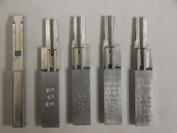 Industrial parts after ultrasonic cleaning