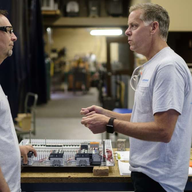 Man explaining something