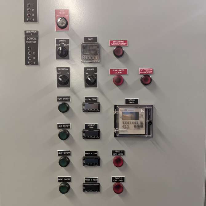 Bluewave cleaning equipment.